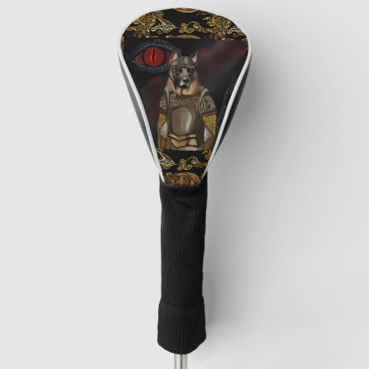 Duitse Herder Golfheadcover (Voorkant)
