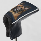 DUITSE HERDER GOLFHEADCOVER (3/4 voorkant)