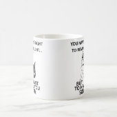 Duitse herder: grappig recht om stil te blijven koffiemok (Center)