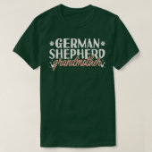 Duitse Herder Grootmoeder Gift T-shirt (Design voorkant)