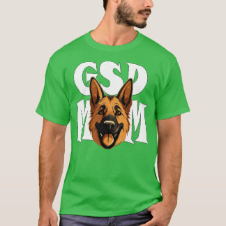 Duitse Herder GSD Moeder Schattige Hond Moederdag T-shirt