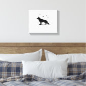 Duitse Herder Halloween Kostuum Mijn Duitse Herder Canvas Afdruk (Insitu (Slaapkamer))