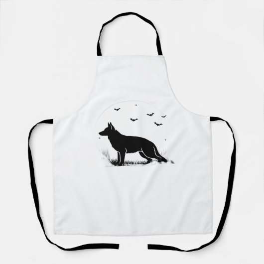 Duitse Herder Halloween Kostuum Mijn Duitse Herder Schort (Voorkant)