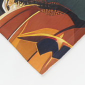 Duitse herder Halloween Spooky Fleece Deken (Hoek)