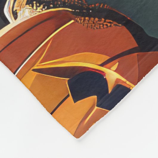 Duitse herder Halloween Spooky Fleece Deken (Hoek)