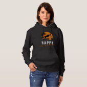 Duitse herder Happy Howl-O-Ween Grappig Hoodie (Voorkant volledig)