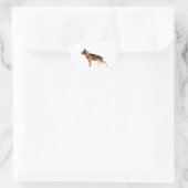 Duitse herder Heart Sticker (Tas)