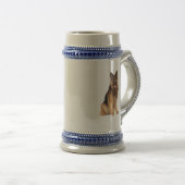 Duitse Herder,hengelen wrap rechte ontwerp, hond Bierpul (Voorkant rechts)
