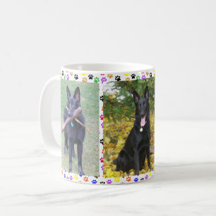 Duitse Herder, Herfst en Speelgoed & Paw Prints, Z Koffiemok