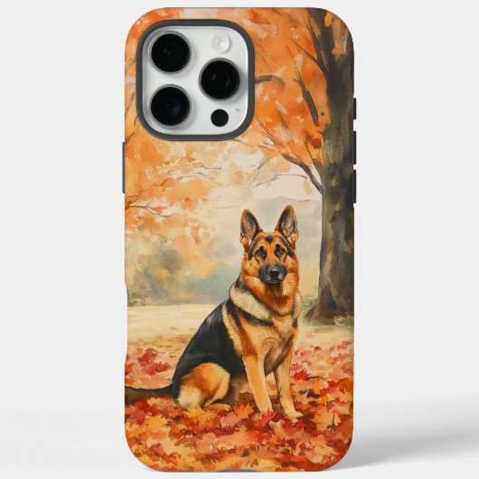 Duitse Herder Herfst - Stoere Telefoonhoes Case-Mate iPhone Case (Achterkant)