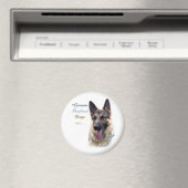 Duitse herder hond beste vriend 2 - magneet (Insitu (Vaatwasser))