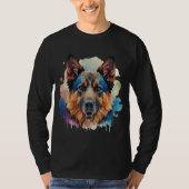 Duitse Herder hond cadeau ideeën T-shirt (Voorkant)
