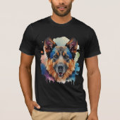 Duitse Herder hond cadeau ideeën T-shirt (Voorkant)