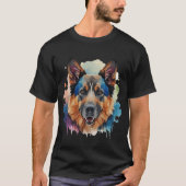 Duitse Herder hond cadeau ideeën T-shirt (Voorkant)