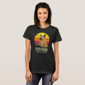 Duitse Herder Hond GSD Sunset 37 T-shirt (Voorkant volledig)