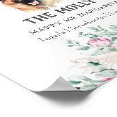 Duitse herder hond handtekening Drink teken Poster (Hoek)