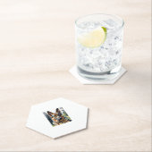 Duitse Herder Hond Hoofd Portret Hondenliefhebber Kartonnen Onderzetters (Insitu)