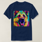 Duitse Herder Hond Kunst Hondenliefhebber Gifts 1 T-shirt (Design voorkant)