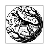 Duitse Herder Hond Kunstflora Duitse Herders Hond Rubberstempel (Afrduk)