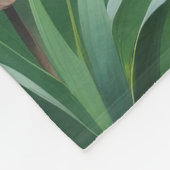 Duitse herder hond lente bloemen schilderen fleece deken (Hoek)