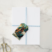 Duitse Herder Hond meneer vintage Cadeaulabel (Met Touw)