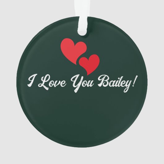 Duitse Herder Hond Pine Tree Waterverf Kerst Ornament (achterkant)