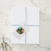 Duitse herder hond piraat cadeaulabel (Met Touw)