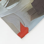 Duitse herder hond prachtig portret fleece deken (Hoek)