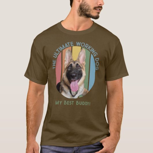 Duitse herder hond T-shirt (Voorkant)