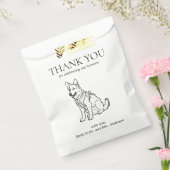 Duitse Herder Hond Treat Pet Drawing Favor Bag Bedankzakje (Gezegeld)