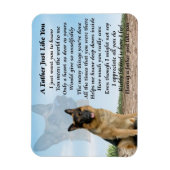 Duitse herder hond vader gedicht magneet (Verticaal)