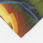 Duitse Herder Honden Pompoen Halloween Grappig Fleece Deken (Hoek)