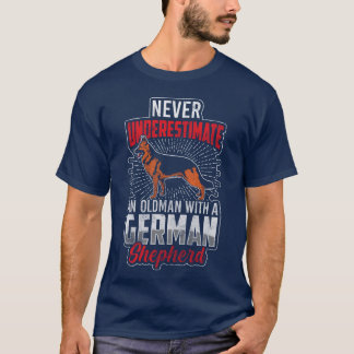 Duitse herder hondenbescherming hondenpolitie hond t-shirt
