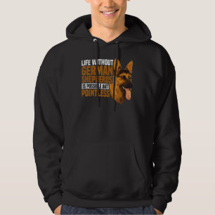 Duitse herder hondenleven met Duitse herders Hoodie