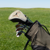 Duitse Herder Hondenliefhebber Cream Persoonlijk Golfheadcover (Insitu)