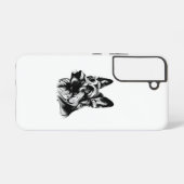 Duitse herder - Hondenliefhebbers Samsung Galaxy Hoesje (Achterkant horizontaal)