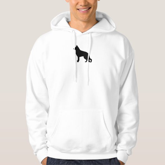 Duitse Herder Hoodie (Voorkant)