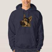 Duitse herder hoodie (Voorkant)