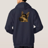 Duitse herder hoodie (Achterkant)