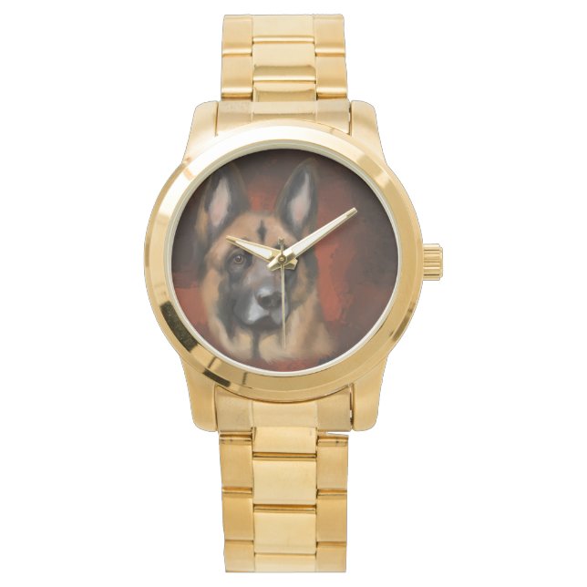 DUITSE HERDER   HORLOGE (Voorkant)