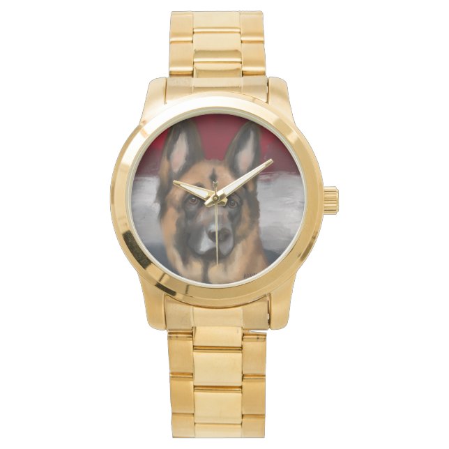 DUITSE HERDER   HORLOGE (Voorkant)