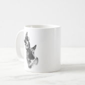 Duitse herder houtskool 2 koffiemok (Voorkant links)