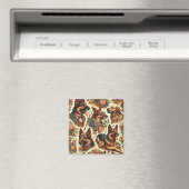 Duitse herder illustratie Magneet (Insitu (Vaatwasser))