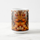 Duitse herder in de herfst koffiemok (Center)