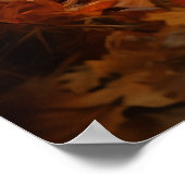 Duitse herder in de herfst poster (Hoek)