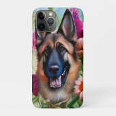 Duitse herder in de tuin Case-Mate iPhone case (Achterkant)
