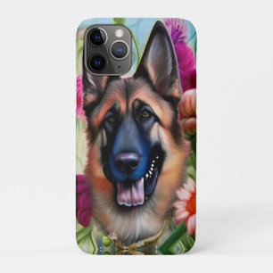 Duitse herder in de tuin Case-Mate iPhone case