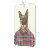 Duitse herder in een plat Shirt Luchtverfrisser (Links)