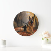 Duitse herder in herfst laat Herfst inspireren Grote Klok (Huis)