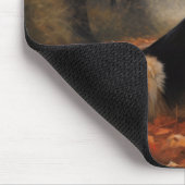 Duitse herder in herfst laat Herfst inspireren Muismat (Hoek)